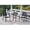 Chocolate, variant on International Caravan 3 Piece Patio Bistro Set in Chocolate