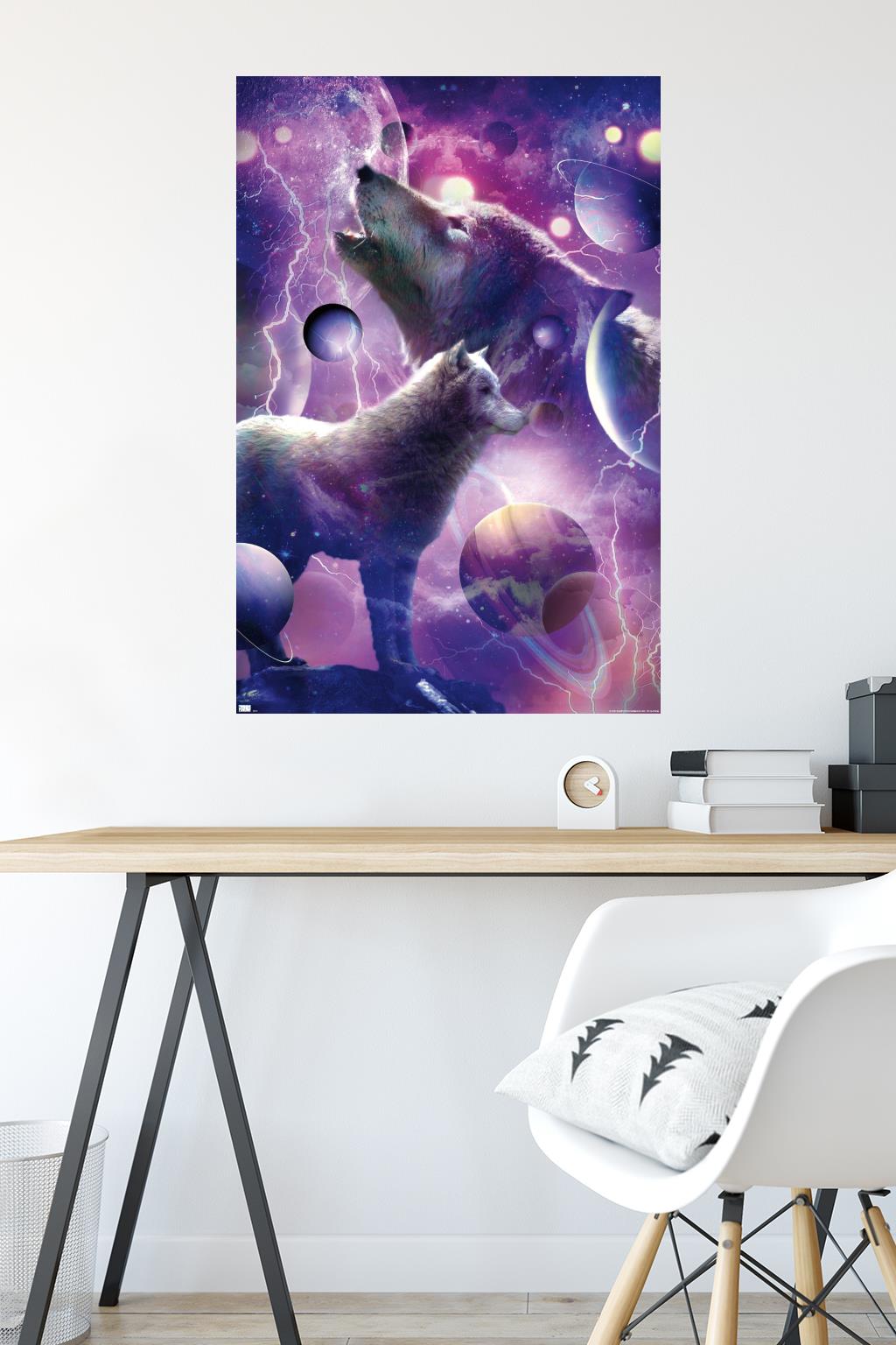 James Booker - Space Wolves Howling Wall Poster, 22.375" x 34"