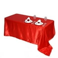 thumbnail image 2 of Balsa Circle 90" x 156" Satin Rectangular Tablecloth Red, 2 of 4