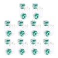 thumbnail image 1 of Botellas de Frascos de de 20 Piezas 5 Ml con Tapones de Goma Frascos de Sellado de Botellas - Verde Macarena Viales estériles sellados, 1 of 8