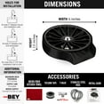 thumbnail image 3 of 2025 BEY Automatic Glass Rinser - Powerful Cup Washer for Kitchen Sink, Stainless Steel Baby Bottle Cleaner Sinks Attachment, 3 of 6