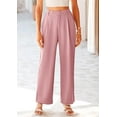 thumbnail image 4 of PRETTYGARDEN Women's Wide Leg Suit Pants Loose Fit High Elastic Waisted Business Casual Long Trousers Pant, 4 of 6