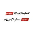 thumbnail image 4 of Labymos 4 x Car Styling Fashion WRC World Racing Development Creative Car Door Handle Decals Dual Color Design Stickers Vinyls, 4 of 5