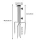 thumbnail image 2 of Fiudx Toma de Tierra para Sombrilla, Base de Hierro Galvanizado Resistente, Diseño de Pistón Ajustable, Agarre Seguro, Uso Familiar En Exteriores, Aplicación En Terrazas de Hoteles, Fácil Instalación, 2 of 6