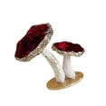 thumbnail image 1 of Decoración de mesa navideña Estatua de espuma Estantería Letrero Figura Figura navideña Centro de mesa para chimenea Inauguración de la casa Comedor Hongos rojos 2, 1 of 8