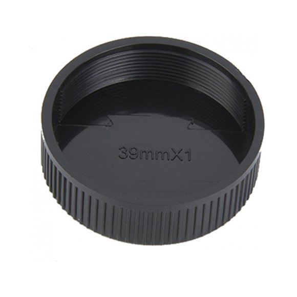 Camera Mount Cover, Plastic Material Standard Size Strong Compatibility Rear Lens Cap For Zenit M39 For Leica L39