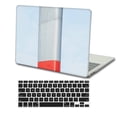 thumbnail image 1 of KSK KAISHEK Hard Shell Only for 2022-2016 Released Newest MacBook Pro 13" with Touch ID + Black Keyboard Cover Model: M1 A2338/A2289/A2251/A2159/A1989/A1706/A1708 Red series 0442, 1 of 5