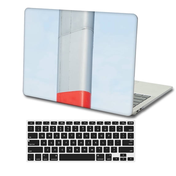 KSK KAISHEK Hard Shell Only for 2022-2016 Released Newest MacBook Pro 13" with Touch ID + Black Keyboard Cover Model: M1 A2338/A2289/A2251/A2159/A1989/A1706/A1708 Red series 0442