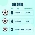 thumbnail image 2 of PLAYZAP Soccer Ball Size 3 Size 4 Size 5 with Pump - Single or 2 Pack - Official Size & Weight - Classic Indoor Outdoor Soccer Ball - Ideal Gift for Kids Boys Girls Youth Adult, 2 of 9