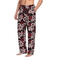 thumbnail image 6 of Naloa Snake And Rose Pajama Pants Men, PJ Bottoms, Sleep & Lounge Pants-X-Large, 6 of 6