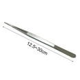 thumbnail image 5 of Tongs Tweezers, 12.5-30cm Forceps Thickened Anti-slip Food-grade Stainless Steel Multipurpose Tweezers Clip for Small Things (1Pcs), 5 of 8