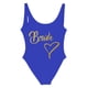 thumbnail image 4 of MKLEKYY Trajes De Baños Women Fashion Letter Print Piece Swimsuit Sexy Bikini Swimwear Bathing Sleeveless Backless Swimsuit 813, 4 of 4