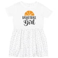 thumbnail image 3 of Inktastic Basketball Girl Sports Girls Toddler Dress, 3 of 5