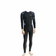 thumbnail image 1 of Abbraccia Rash guard de una pieza para hombre, cobertura total, manga larga, protección solar, secado rápido, surf, 1 of 6