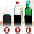 thumbnail image 5 of Fundas para latas, paquete de 12 fundas aislantes para enfriadores de latas de cerveza, fundas plegables y reutilizables para bebidas, fundas para coque, para el hogar, oficina, ba, 5 of 5