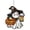 C, variant on MInHoues Halloween 2D Acrylic Cute Ghost Hanging Decoration, Festive Holiday Yard Art Sign, Classic Flat Visual Board Ornament for Home Courtyard Lawn Party Celebration Display