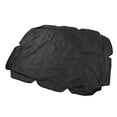 thumbnail image 4 of Toldo para columpio de 210D con revestimiento plateado Oxford, impermeable, resistente a los rayos UV, para patio exterior, silla de jardín, 142 x 120 x 18 cm, color negro, 4 of 14