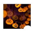 thumbnail image 2 of Guirnalda de Luces de Halloween, Guirnalda de Luces Decorativas de Calabaza de Halloween, Guirnalda de Luces de Calabaza para Halloween, 5,4 m, 40 LED, Luces de Calabaza con Pilas para Fiesta de, 2 of 8