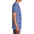 thumbnail image 6 of Wukai Colorful Mushrooms Youth Unisex Short Sleeve T-Shirt for Boys, Girls, Teens, and Kids-Large, 6 of 7