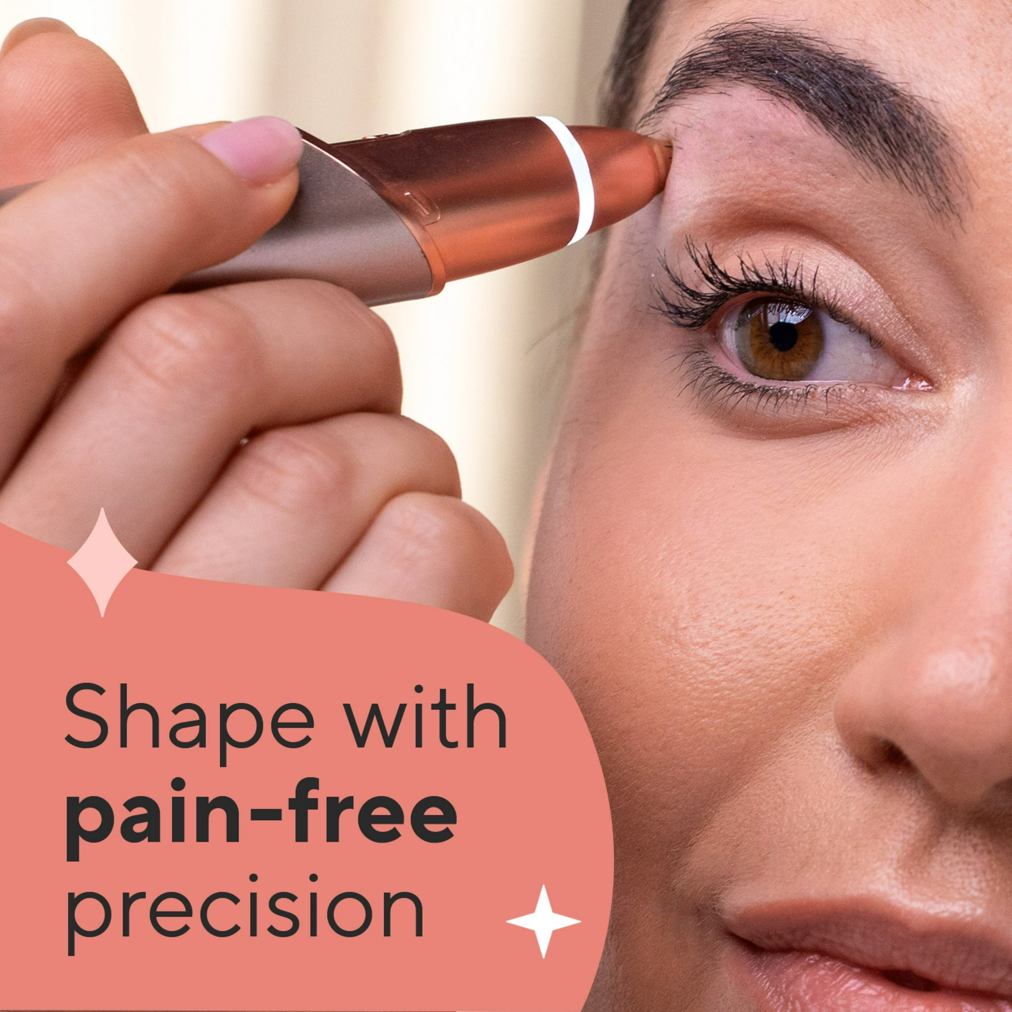 Finishing Touch Flawless Brows Eyebrow Hair Remover for Women, Eyebrow Razor