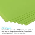 thumbnail image 4 of Uxcell Shrink Plastic Sheet, 29cm x 20cm x 0.3mm Sanded Shrink Films Paper for Craft Light Green 5 Pack, 4 of 5