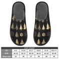 thumbnail image 5 of IAUYY Memory Foam House Slippers Suitable for Both Men and Women. Comfortable, Anti-Slip Plush Flat-Bottomed Slippers The Best Holiday Gift Golden Pattern Combination, 5 of 9