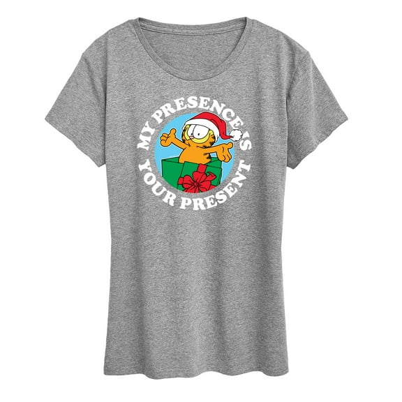 Garfield - My Presence Is Your Present - Women's Short Sleeve Graphic T-Shirt