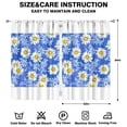 thumbnail image 2 of Soft and Durable Floral Curtains 2 Panels, 52x84 Inch Rod Pocket Drapes, Room Darkening Fabric for Living Room or Bedroom, 2 of 2