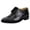 Black, variant on LIBERTYZENO Boys Genuine Leather Lace Up EEL Skin Print Little Kids, Toddler, Big Boys Dress Shoes