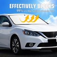 thumbnail image 3 of SHIQI-Windshield Sun Shade for Nissan Sentra 2014-2019 Foldable Sun Visor Protector for Sentra Accessories Sunshade Car Front Window Sunshades Blocks UV Rays, 3 of 4