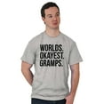 thumbnail image 5 of Worlds Okayest Gramps Relative Family Men's Graphic T Shirt Tees Brisco Brands X, 5 of 5