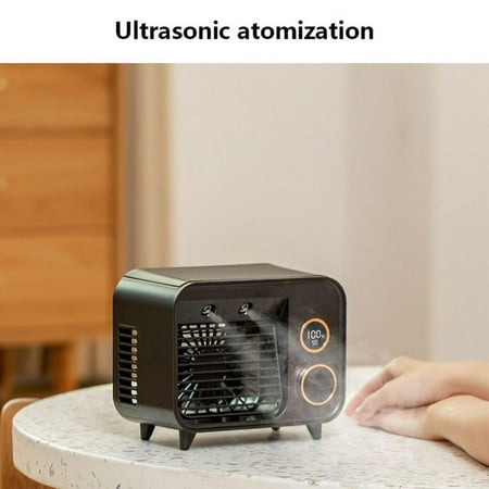 

Bullpiano Portable Air Conditioner Personal Air Cooler Cold Mist Humidifier Atomizer Cool Mist 3 Speeds Desk Air Conditioner Personal Mini AC Unit Misting Persona