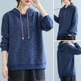 thumbnail image 2 of Moda mujer sudadera con capucha personajes coreanos con capucha de manga larga con cordón suelto abr Abanopi Grande, 2 of 7
