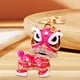 thumbnail image 1 of LLavero de León de Baile Chino, Dijes de Llavero, Llaveros Temáticos, Llaveros de Animales, Bolsa Colgante, Suministros de Fiesta de Juguete para Moch Rosa, 1 of 8
