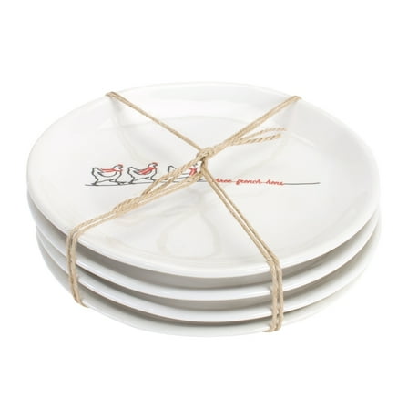 Holiday Serving Plates Set - Festive Christmas Dinnerware - 2 Plates Included