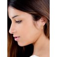 thumbnail image 5 of Believe by Brilliance Women's 14kt Yellow Gold Plated 3-Piece Earring Set (Stud & Hoop), 5 of 6