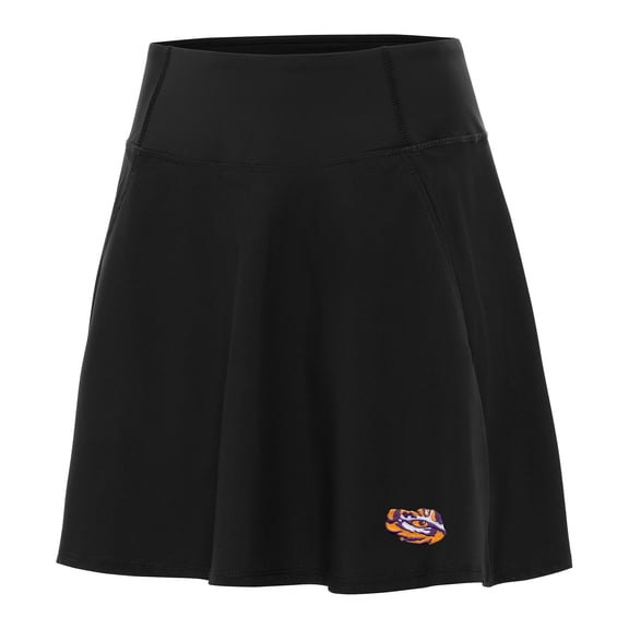 Women's Antigua Black LSU Tigers Chip Skort