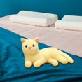 thumbnail image 6 of shamjina Plush Cat Dolls Adorable Stuffed Animal Plush Toy for Living Room Car Office Beige Yellow, 6 of 8