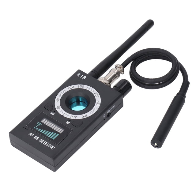 Bug Detector, Anti Interference Long Working Time Portable Adjustable Sensitivity Camera Finder for Home Hotel US Plug 100-240v,EU Plug 100-240v