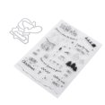 thumbnail image 1 of Sellos Transparentes ANGGREK Juego De Sellos De Patrón Claro Duradero Reutilizable Seguro Confiable, 1 of 7