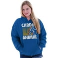 thumbnail image 3 of Cardio Workout Bigfoot Sasquatch Hoodie Sweatshirt Women Men Brisco Brands L, 3 of 6