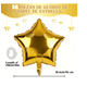 thumbnail image 2 of Kit 50 Globos Estrella Decoracion De Cumpleaño Fiesta Xtellar dorado, 2 of 3
