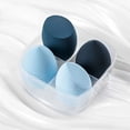 thumbnail image 4 of CHUANK 4pcs Makeup Sponge With Case  Seamless Blending And Smudging  Hygiene Focused Design Preventing Bacterial Buildup  Flawless Makeup Application  Beauty Blenders With Protective Case, 4 of 7