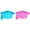 Sky Blue*1+Pink*1, variant on 2Pcs Blue and Pink Graduation Cap Decorations Resin Keychain Bachelor Cap Silicone Mould Doctorial Hat Pendant DIY Crafts