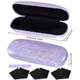 thumbnail image 2 of Estuches rígidos para gafas de sol Weewooday con purpurina, 2 of 7