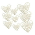 thumbnail image 3 of 9Pcs Rustic Heart Wicker Balls for DIY Vase And Bowl Filler Ornaments, Decorative Spheres Balls Perfect for Decorations - White, as described, 3 of 5