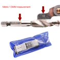 thumbnail image 5 of Herramienta de calibre de rosca de acero inoxidable, calibre de tornillo con 52 cuchillas calibre central calibre de paso de 55° y 60° (métrico + imperial) JFHHH pequeña, 5 of 5