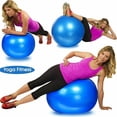 thumbnail image 5 of Midsumdr Yoga Ball Exercise Ball, Multiple Color Stability Ball Chair, Large Gym Grade Birthing Ball for Pregnancy, Fitness, Balance, Workout at Home, Office, 5 of 6