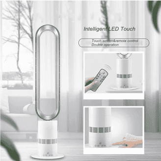 Restored Premium Dyson AM07 Tower Fan | Black/Nickel (Refurbished