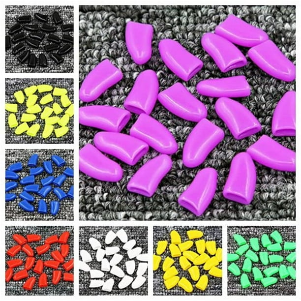 100pcs Dog Nail Caps Soft Claw Covers Nail Caps for Pet Dog Pup